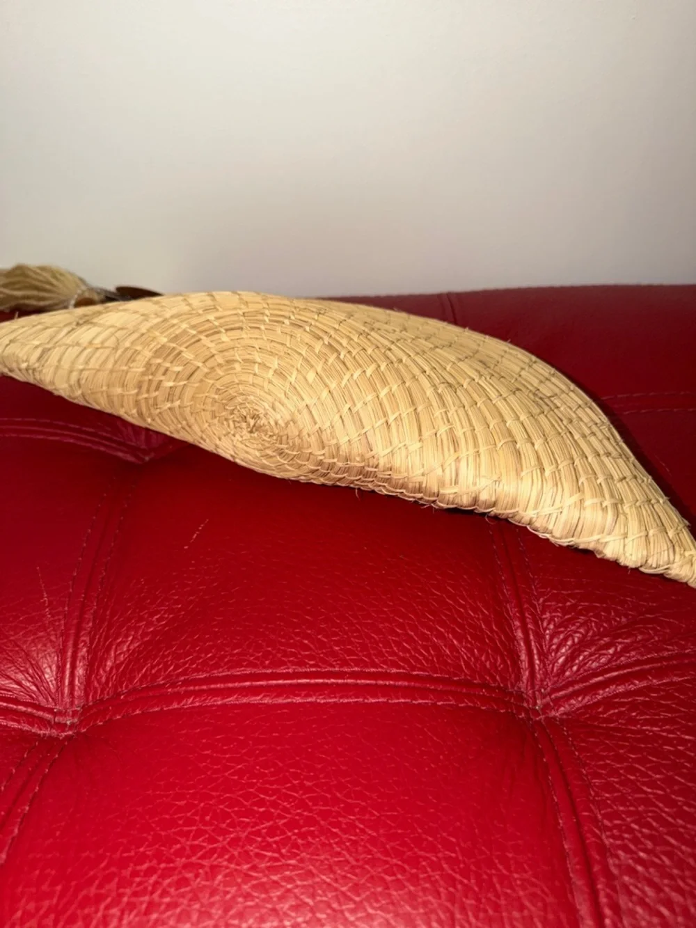 BNWT Mare Dolce Natural Basket Shell Clutch Bag - Picture 6 of 9